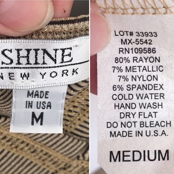 Gorgeous Shine New York gold/brown hi lo tunic! - Picture 5 of 8